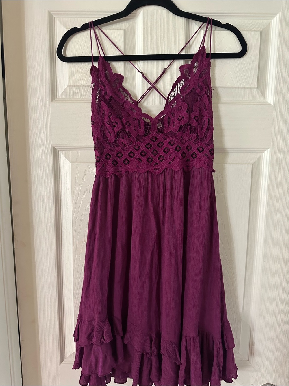 Free People Lace Mini Dress Size Medium